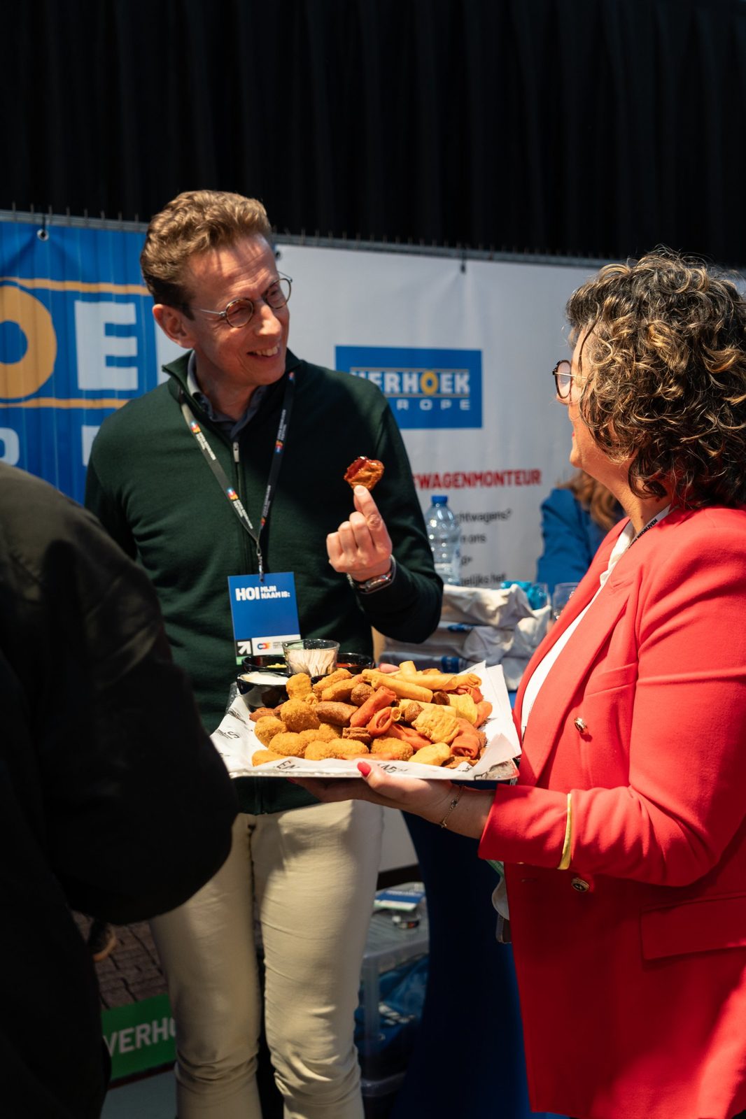 Marketing events: hapjes voor de gasten op het Open Bedrijvenfestival