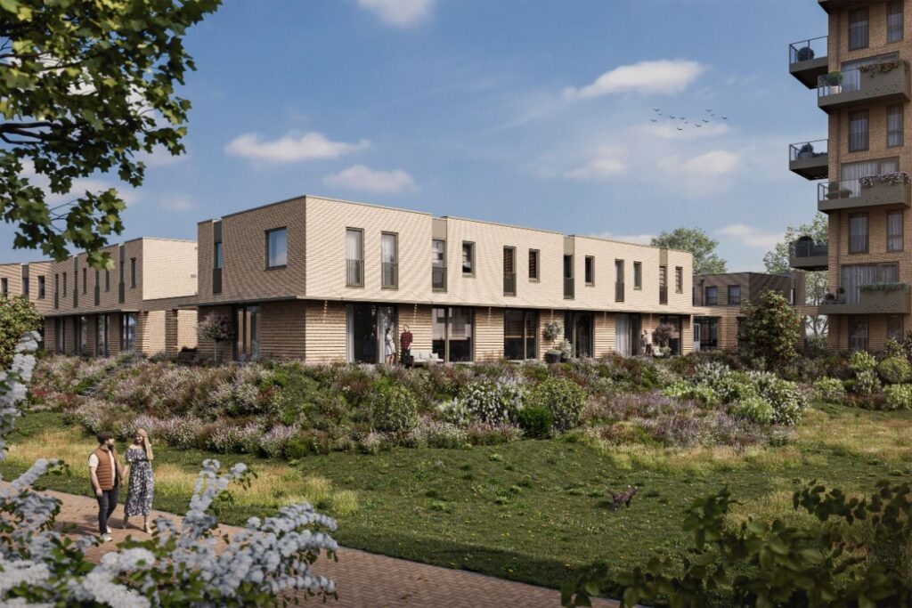 Impressie van een parkwoning in De Luwte