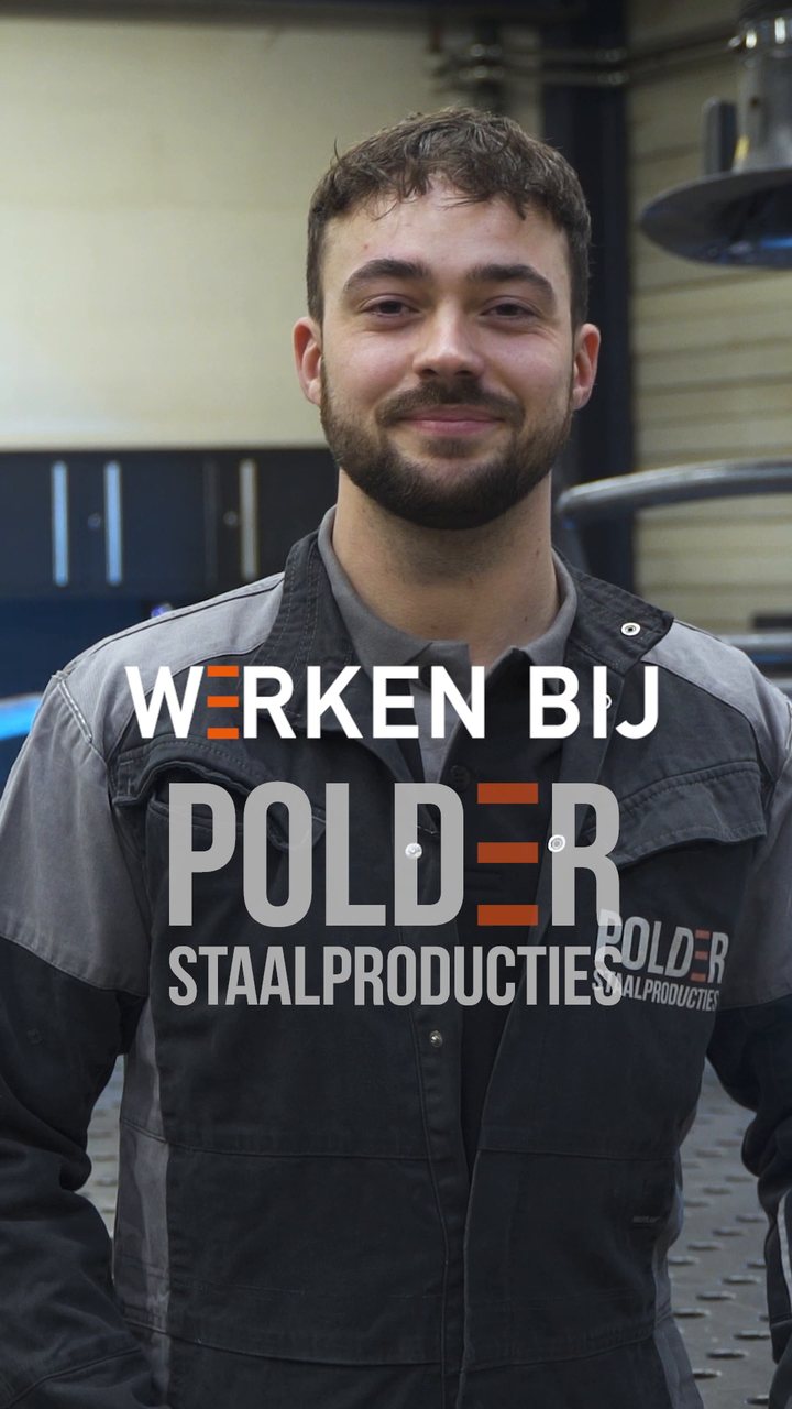 Wervingsvideo: collega Bram vertelt over werken bij Polder Staalproducties