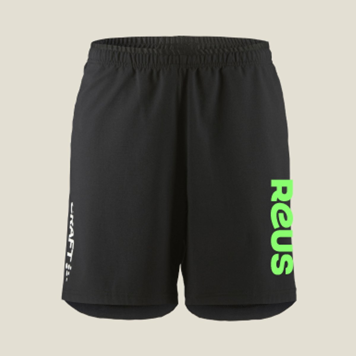 Groots Sportbroek van REUS, zwart met REUS op de pijp