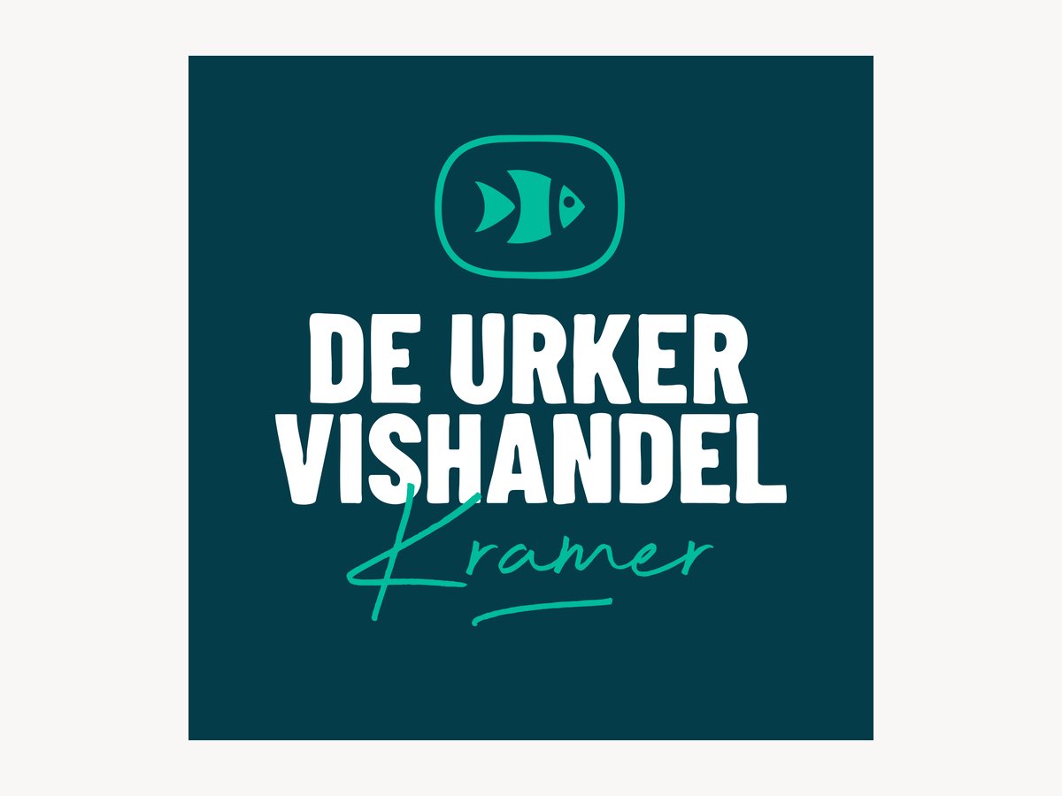 Het nieuwe logo van De Urker Vishandel Kramer