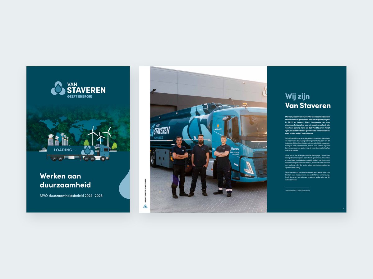 Brochure Werken aan duurzaamheid van Van Staveren